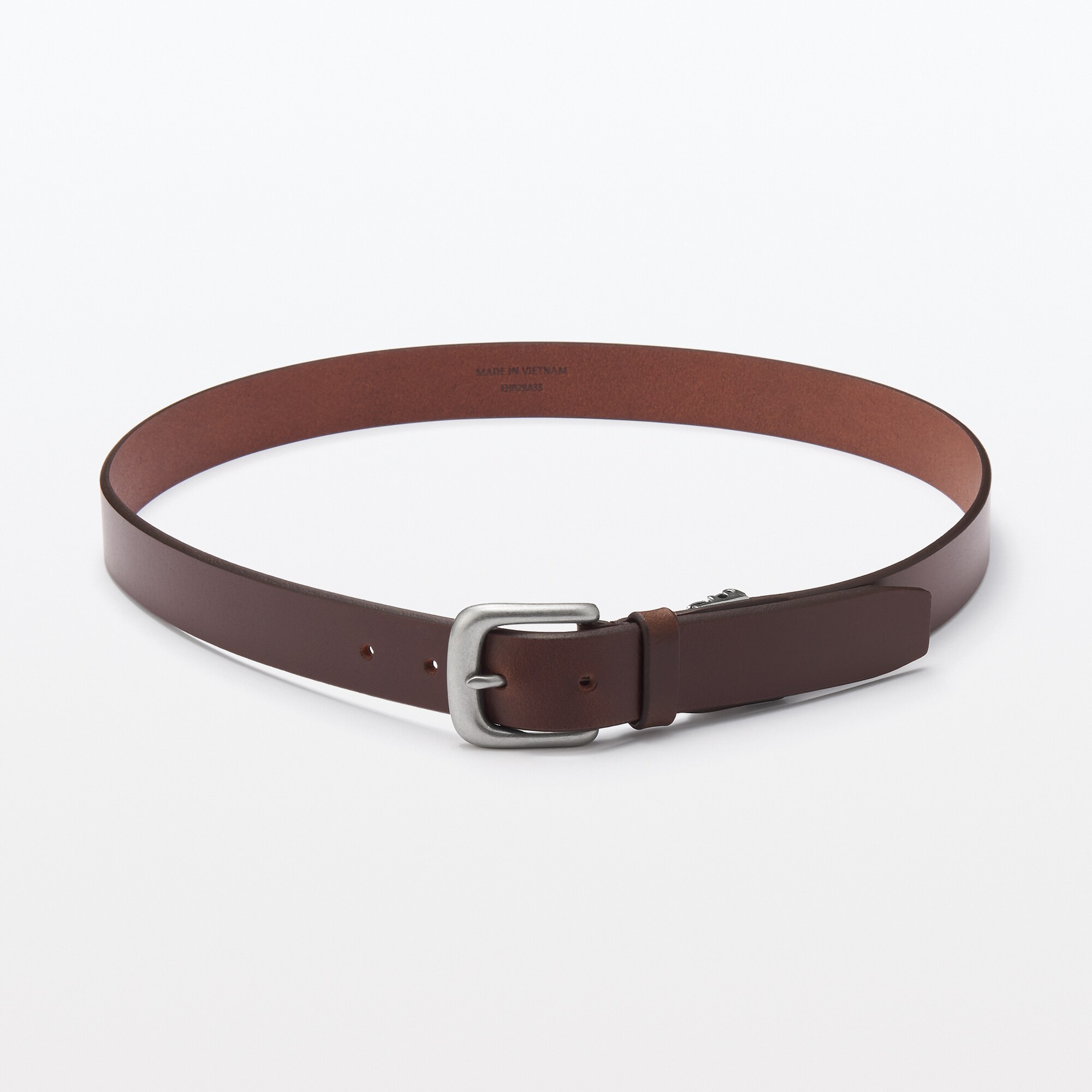 ベジタブルタンニンレザー 長さ調節式ベルト 中幅 | 無印良品