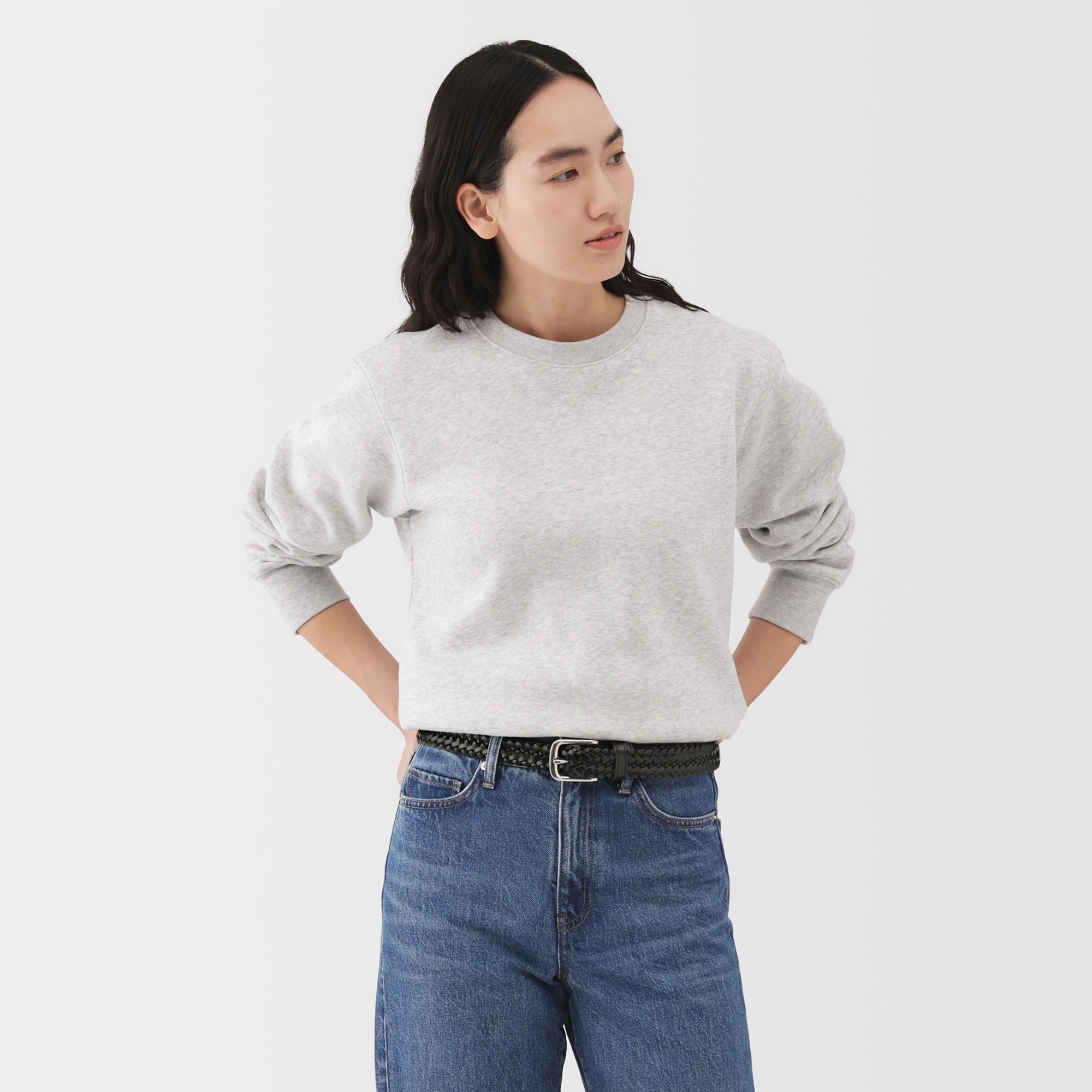 ベジタブルタンニンレザー　手編みベルト　中幅