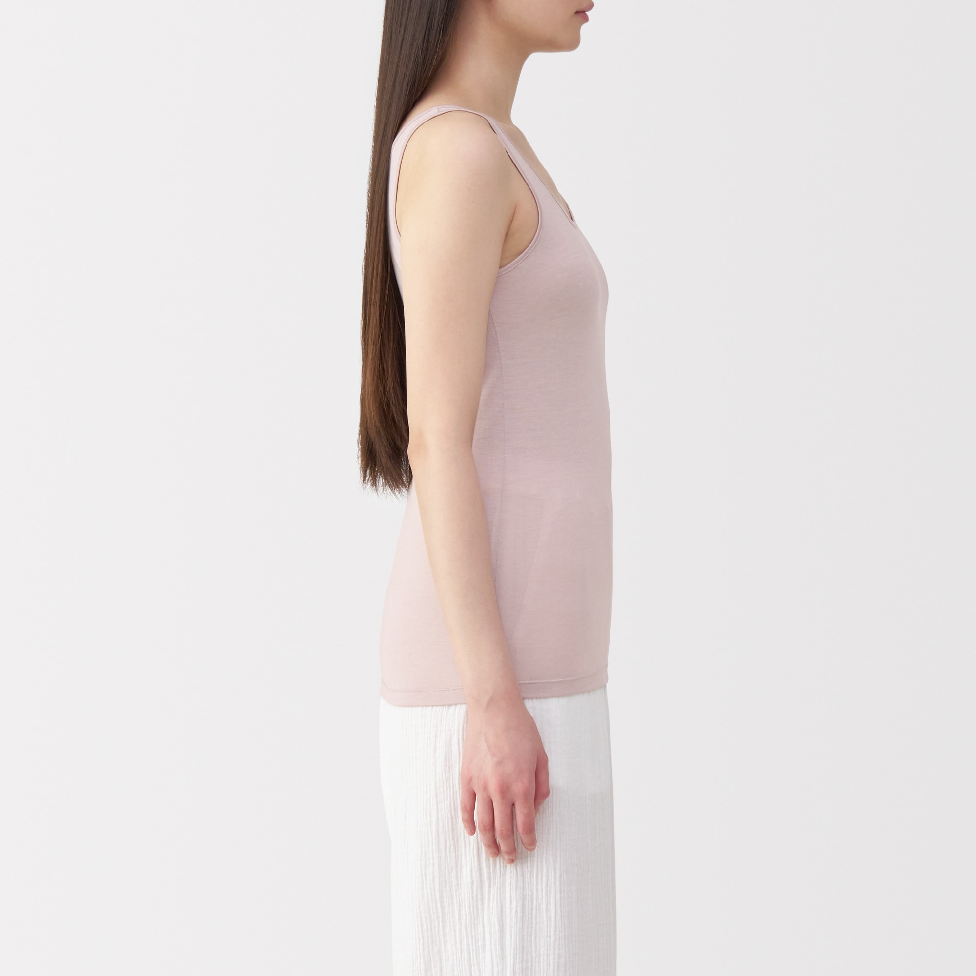 婦人　シルクタンクトップ