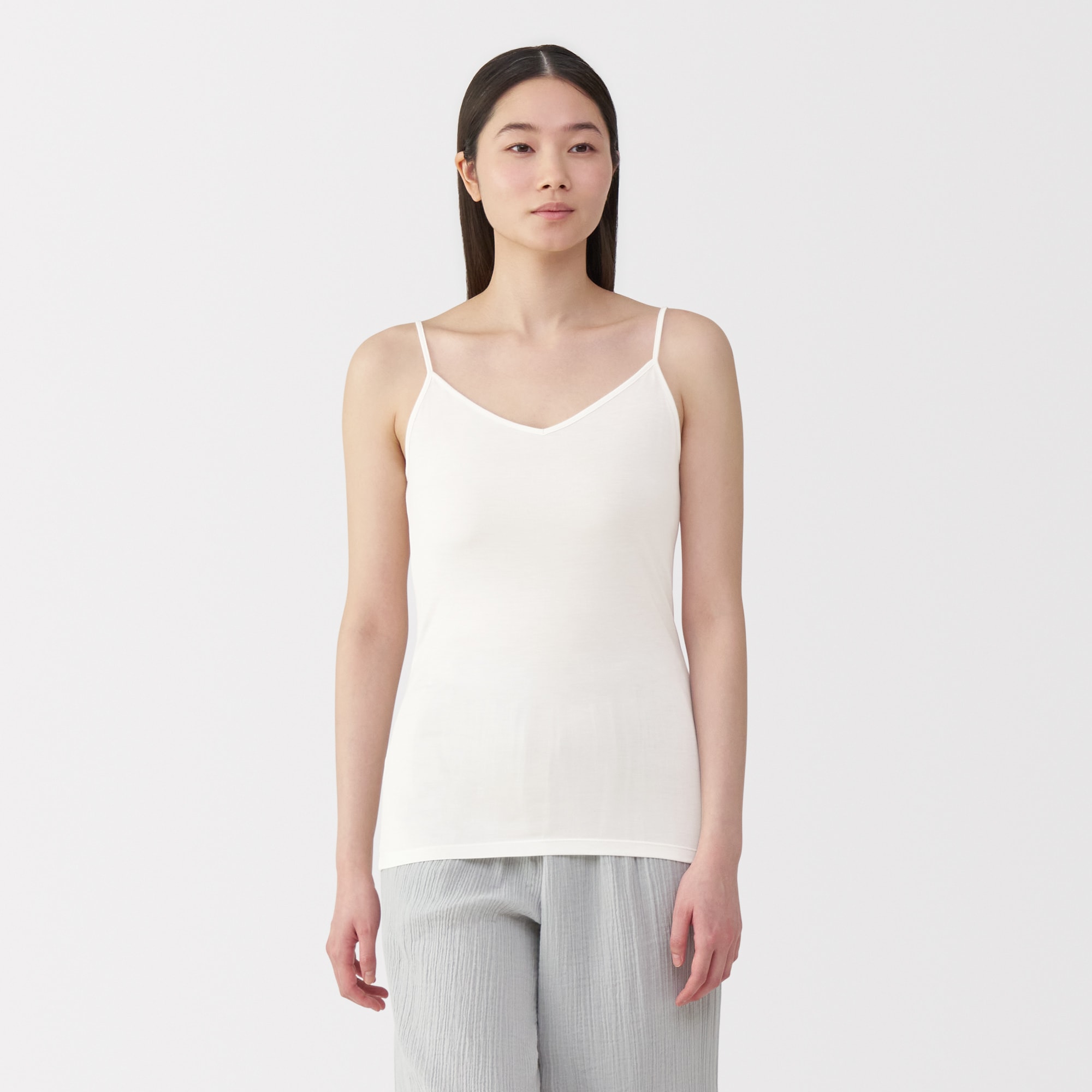 婦人　シルクキャミソール