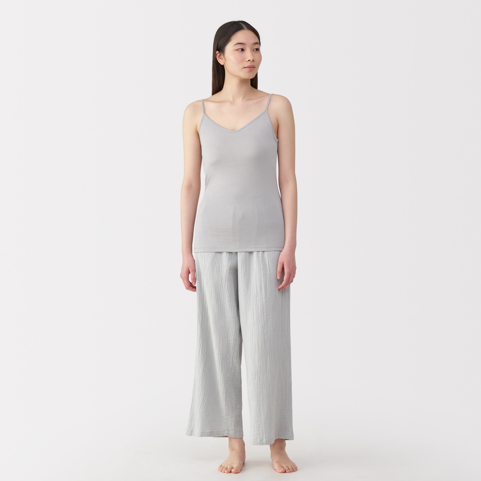 婦人　シルクキャミソール