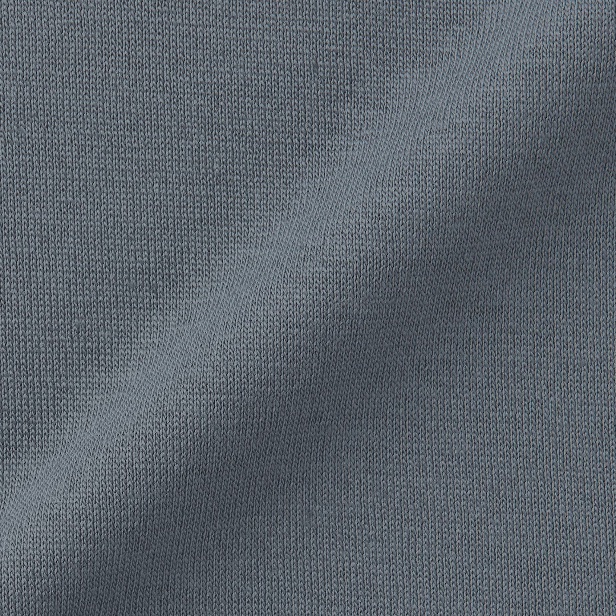 紳士　ＵＶカットヘンプ混クルーネック半袖セーター