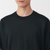 紳士　ＵＶカットヘンプ混クルーネック半袖セーター