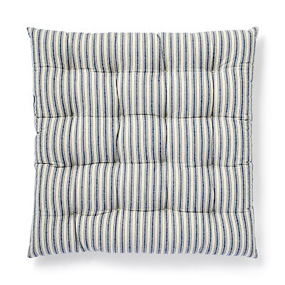 綿麻　キルティングシートクッション　４０×４０ｃｍ