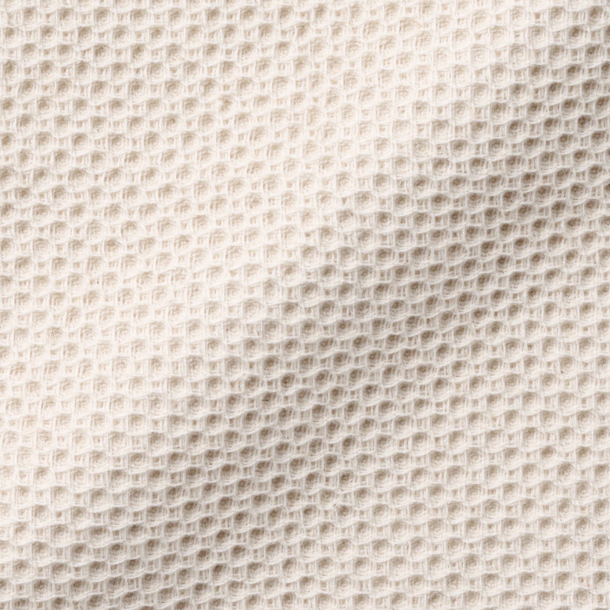 綿麻　ワッフル織　ブランケット