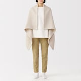 綿麻　ワッフル織　ブランケット