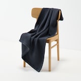 綿麻　ワッフル織　ブランケット