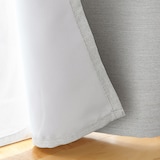 防炎・遮光性　二重織りノンプリーツカーテン