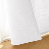 麻平織ノンプリーツカーテン