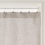 麻平織ノンプリーツカーテン