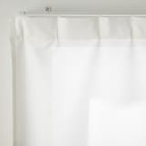 熱を通しにくく透けにくいレースノンプリーツカーテン