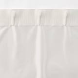 熱を通しにくく透けにくいレースノンプリーツカーテン