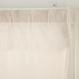 綿洗いざらし平織ノンプリーツカーテン