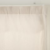 綿洗いざらし平織ノンプリーツカーテン