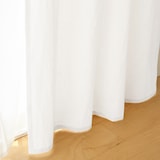 綿洗いざらし平織ノンプリーツカーテン