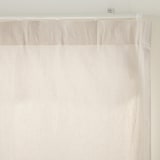 綿洗いざらし平織ノンプリーツカーテン