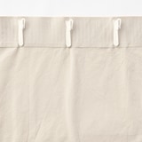 綿洗いざらし平織ノンプリーツカーテン