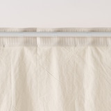 綿洗いざらし平織ノンプリーツカーテン