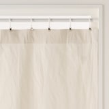 綿洗いざらし平織ノンプリーツカーテン