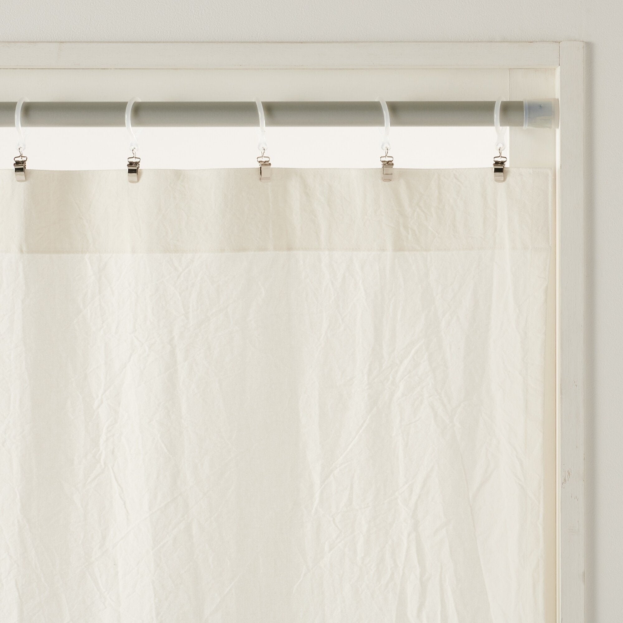 【無印良品】綿ボイル　ノンプリーツ　カーテン 綿ボイルノンプリーツレースカーテン | 無印良品