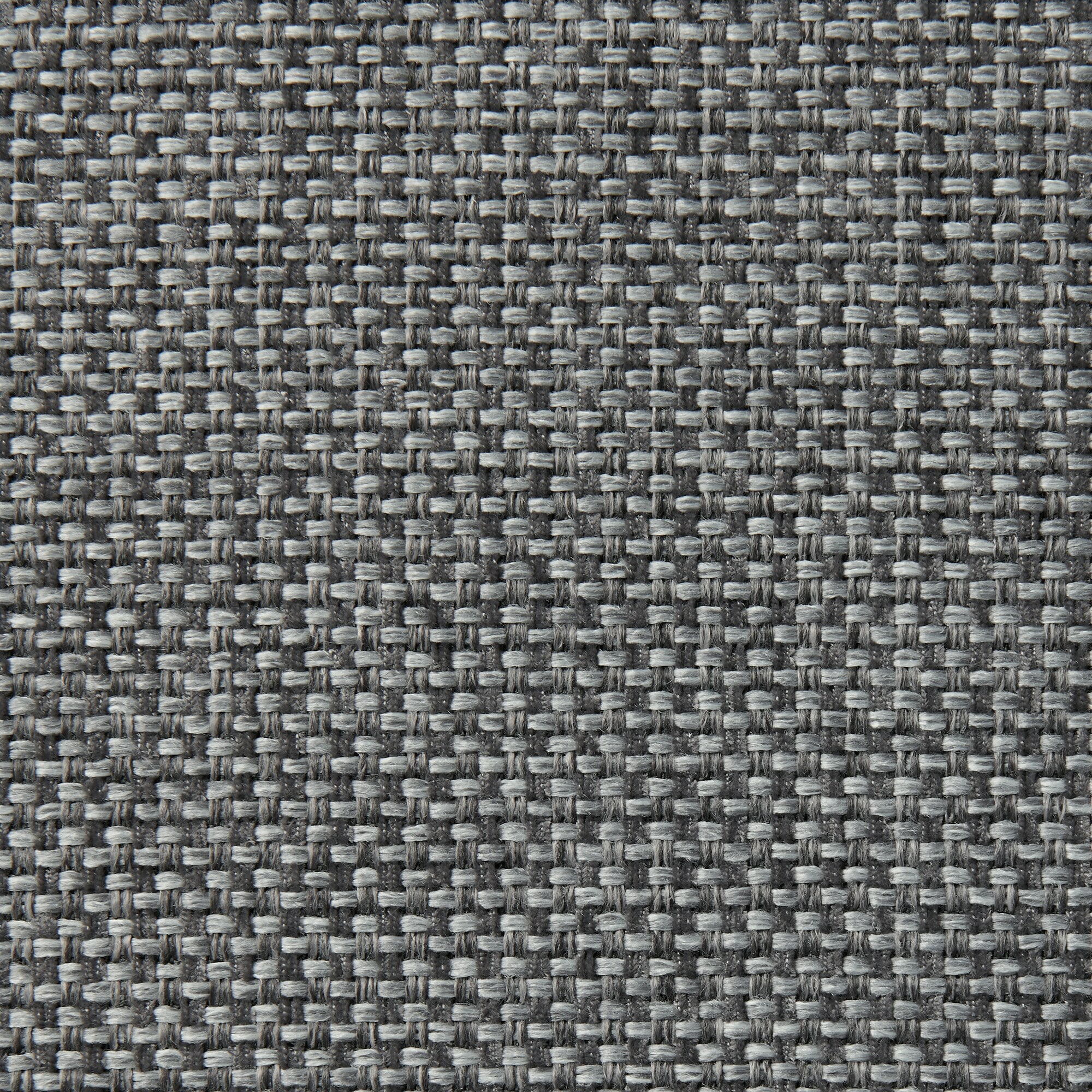 ゆったり座れるアームレスソファ　３シーター　ポリエステル平織　グレー