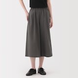 婦人　風を通す　ストレッチサッカーイージークロップドパンツ