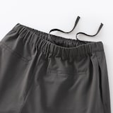 婦人　風を通す　ストレッチサッカーイージークロップドパンツ