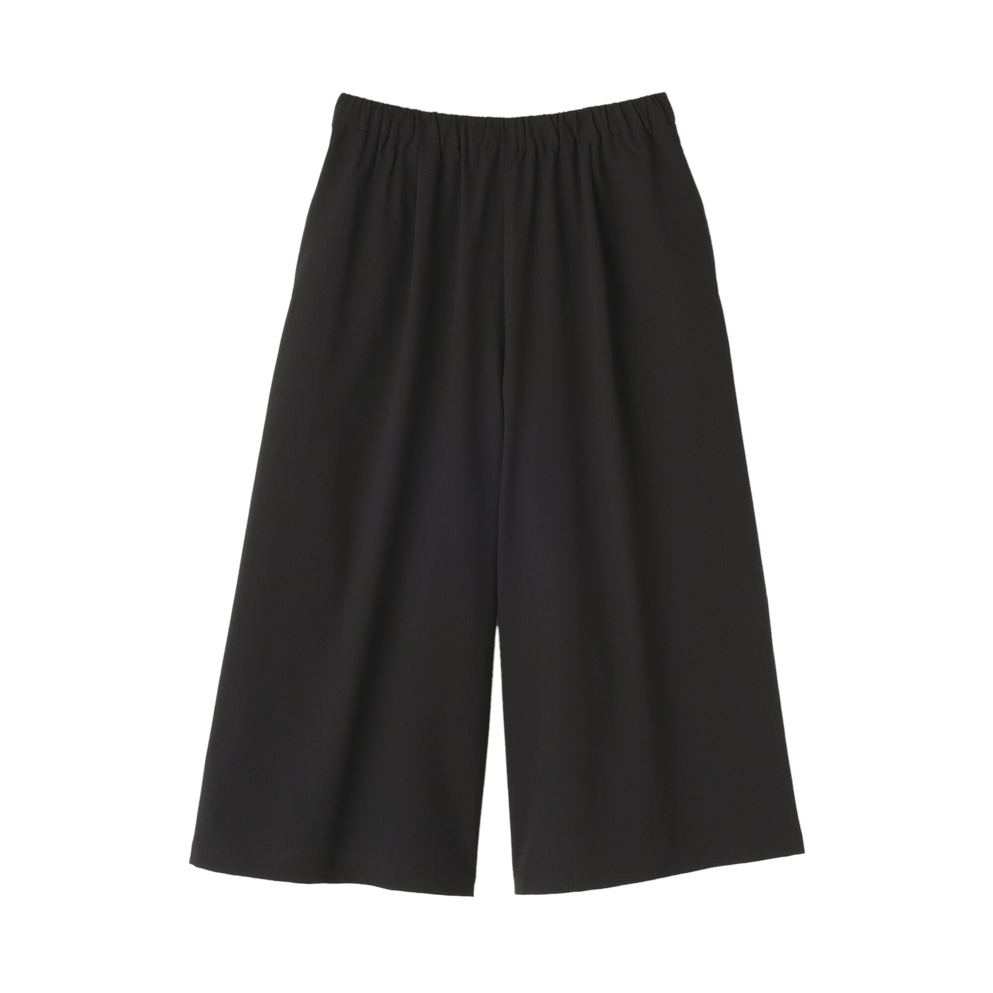 婦人　風を通す　ストレッチサッカーイージークロップドパンツ