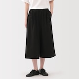 婦人　風を通す　ストレッチサッカーイージークロップドパンツ