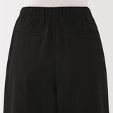 婦人　風を通す　ストレッチサッカーイージークロップドパンツ