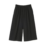 婦人　風を通す　ストレッチサッカーイージークロップドパンツ