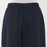 婦人　風を通す　ストレッチサッカーイージークロップドパンツ