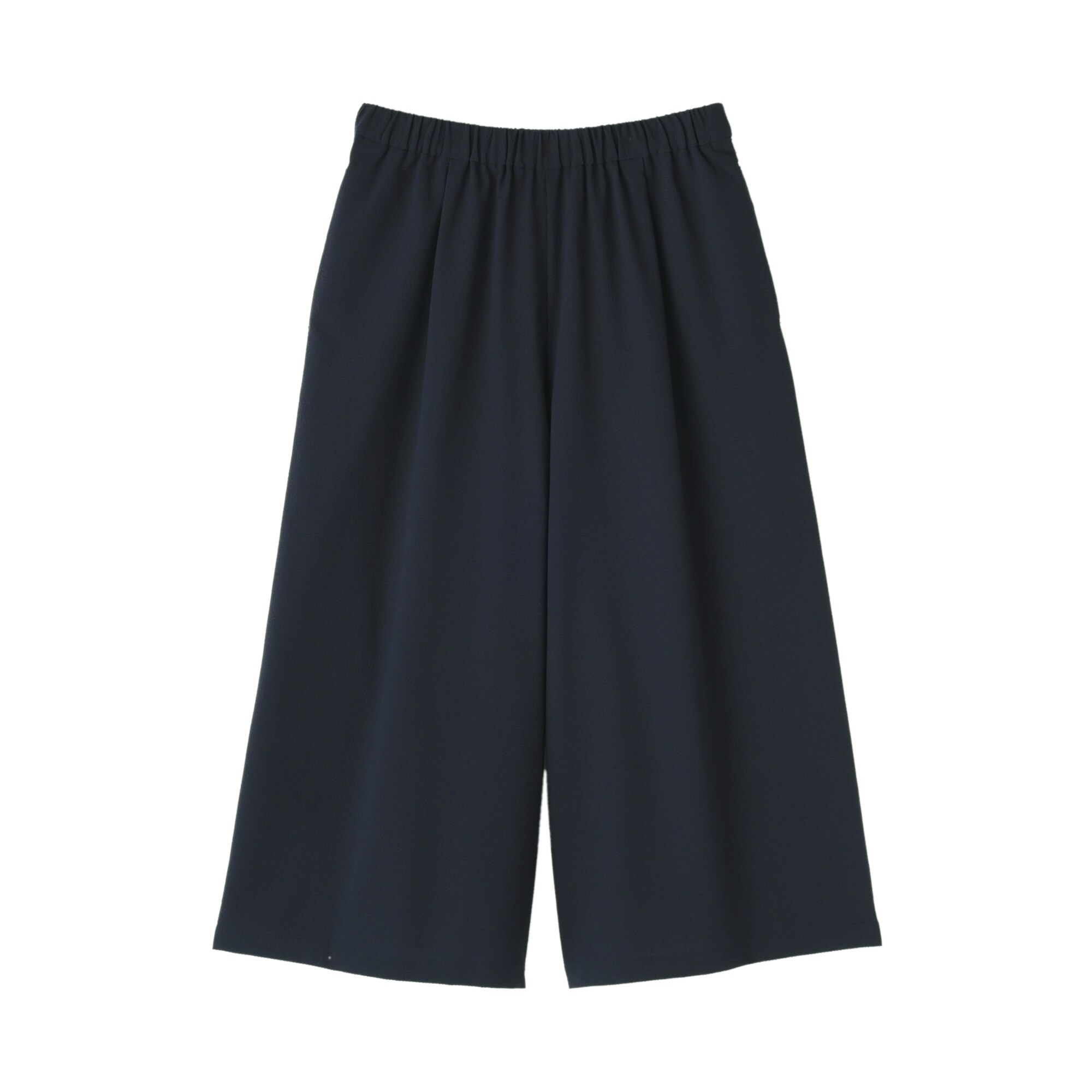 婦人　風を通す　ストレッチサッカーイージークロップドパンツ