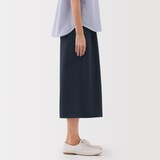 婦人　風を通す　ストレッチサッカーイージークロップドパンツ