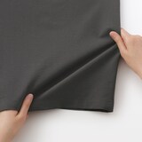 婦人　風を通す　ストレッチサッカーイージークロップドパンツ