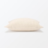 インド綿洗いざらしワッフル織クッションカバー