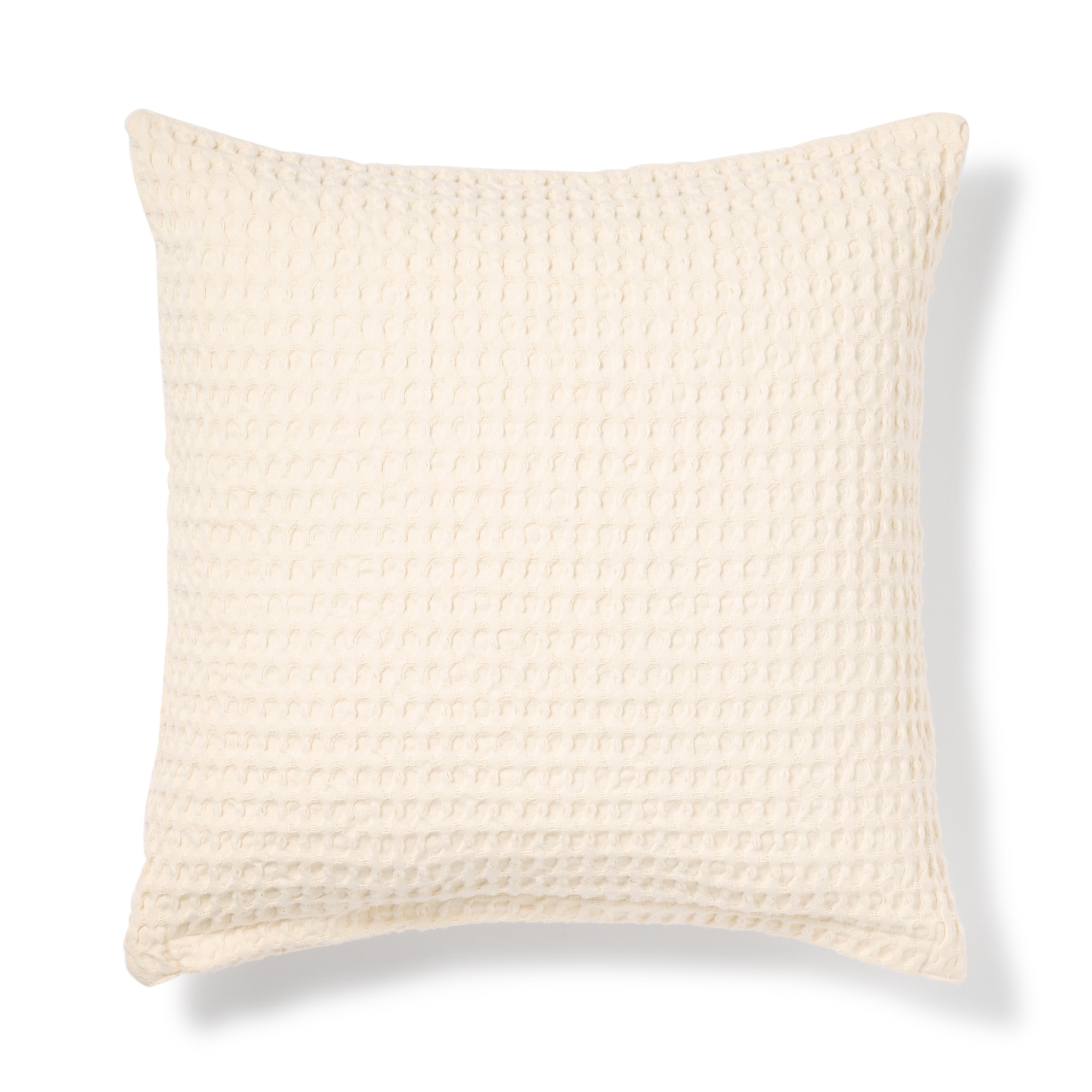 インド綿洗いざらしワッフル織クッションカバー | 無印良品