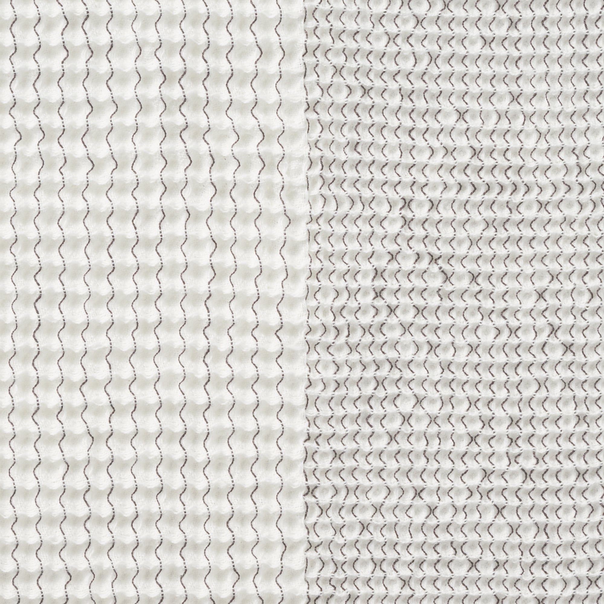 インド綿ミニワッフル織クッションカバー