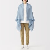 羽織れる　二重ガーゼブランケット