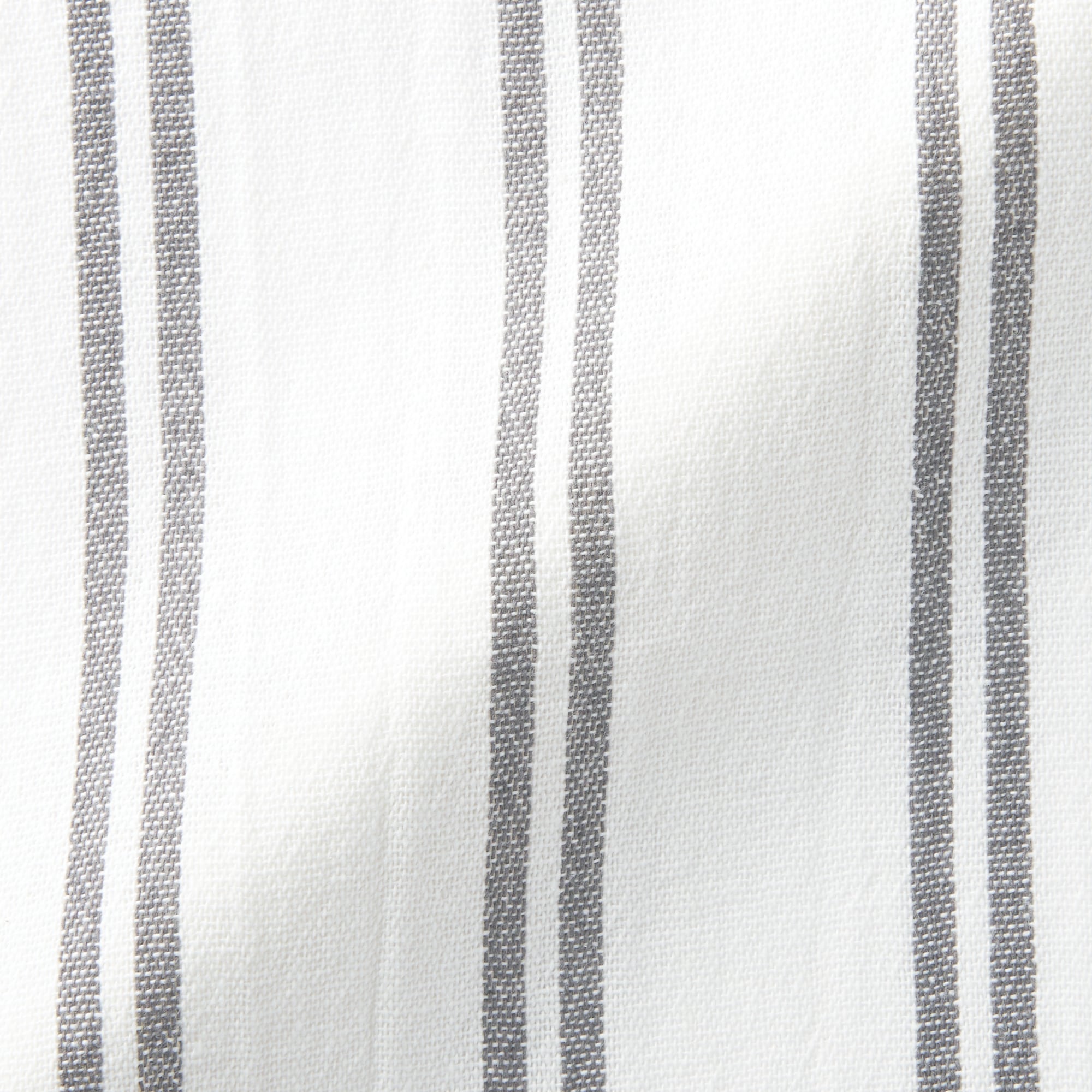 インド綿　先染めふきん　６枚組／チャコールグレー