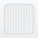 インド綿　先染めふきん　６枚組／ブルー