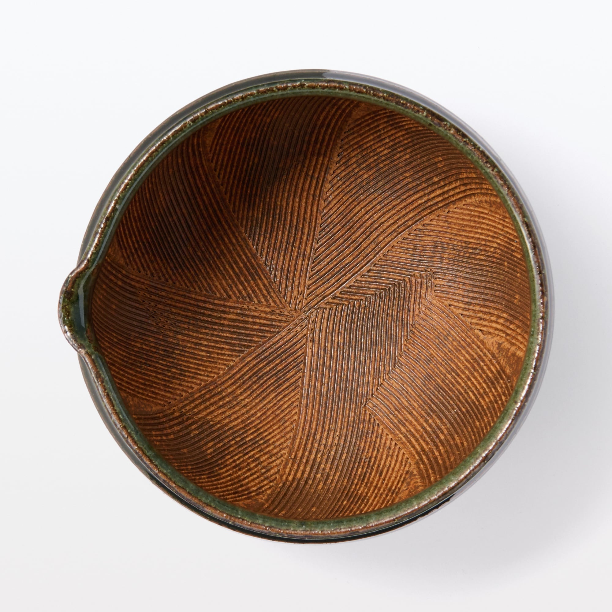 美濃焼　片口丸すり鉢　大