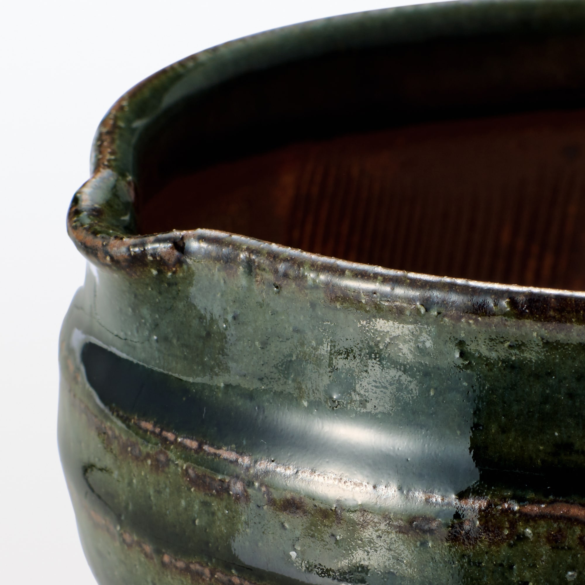 美濃焼　片口丸すり鉢　大