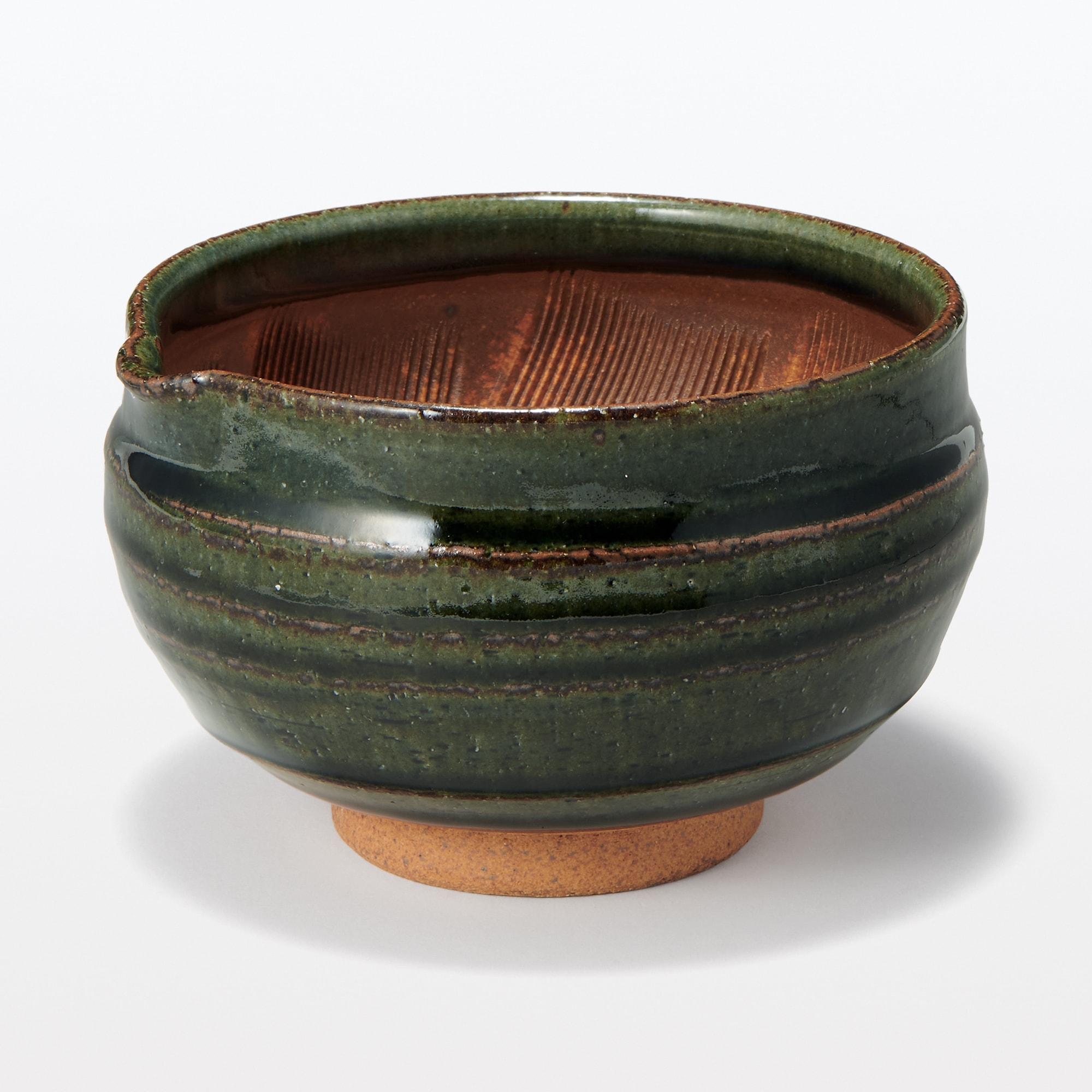 美濃焼　片口丸すり鉢　大