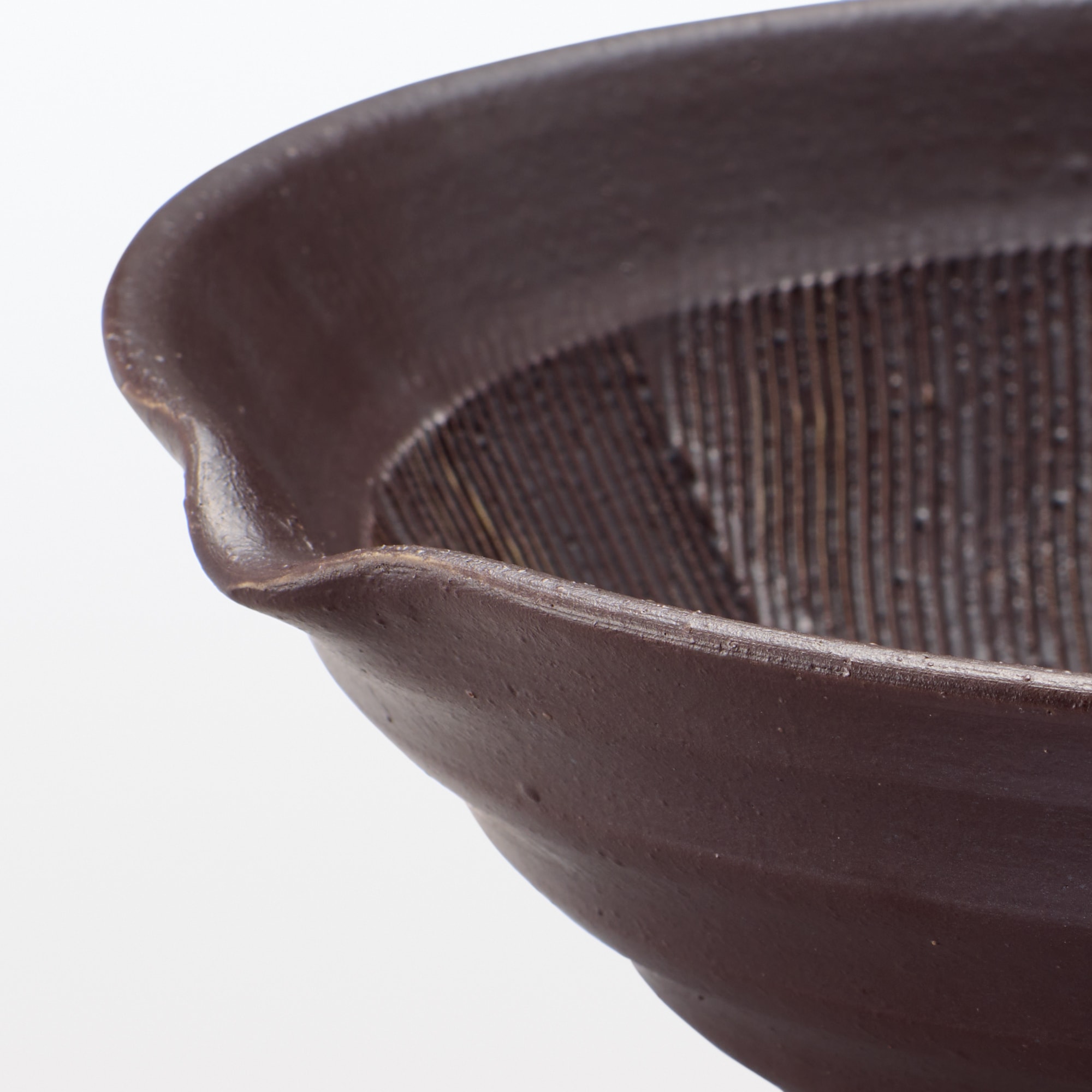 美濃焼　平型片口すり鉢