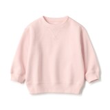 ベビー　あたまするっと　裏毛スウェットシャツ