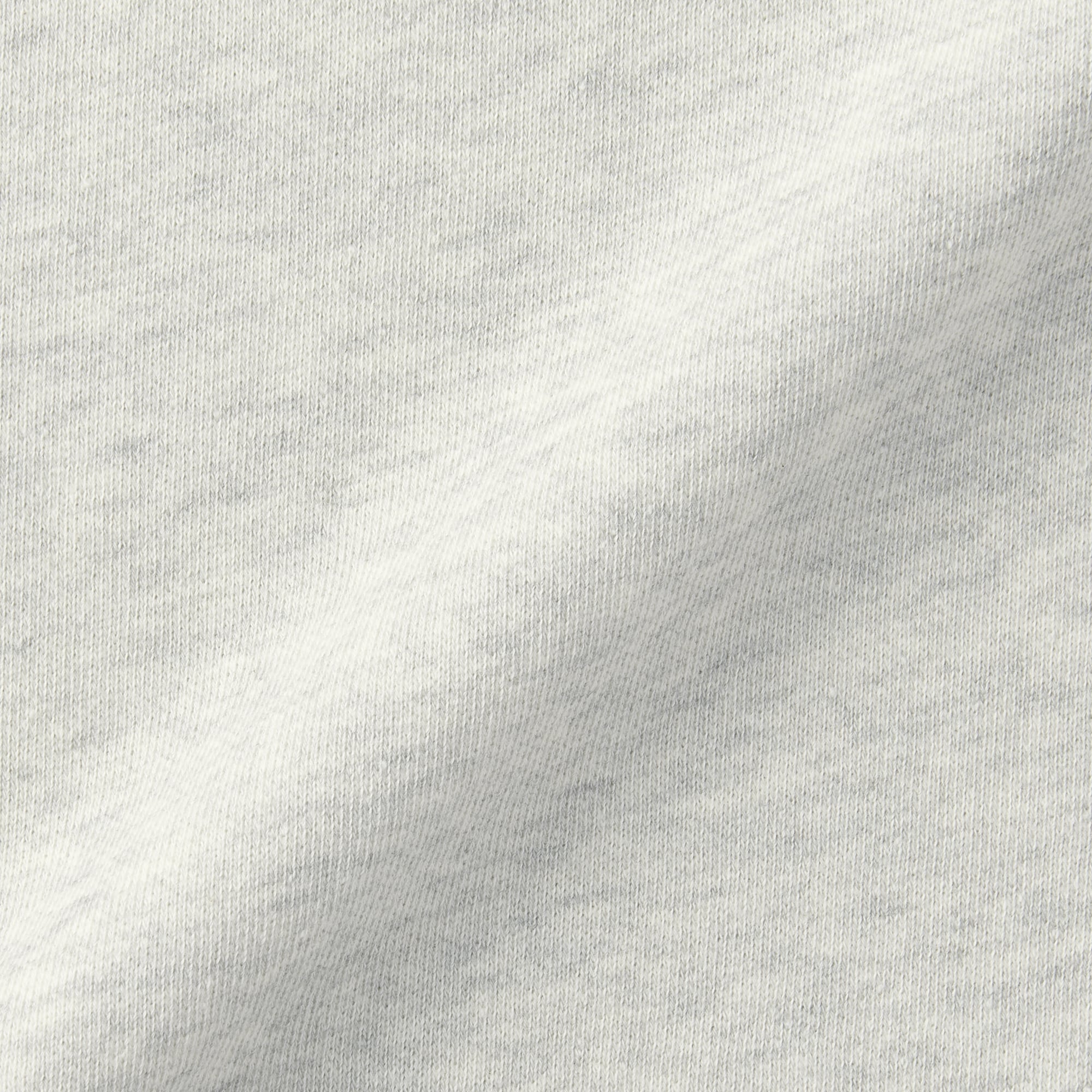 紳士　昔ながらの製法で編み立てたミニ裏毛クルーネック長袖Ｔシャツ