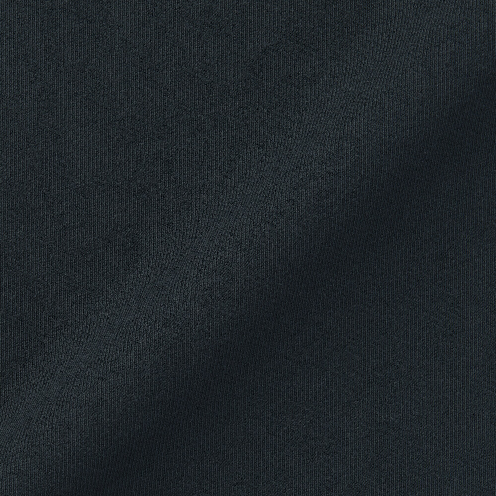 紳士　昔ながらの製法で編み立てたミニ裏毛クルーネック長袖Ｔシャツ