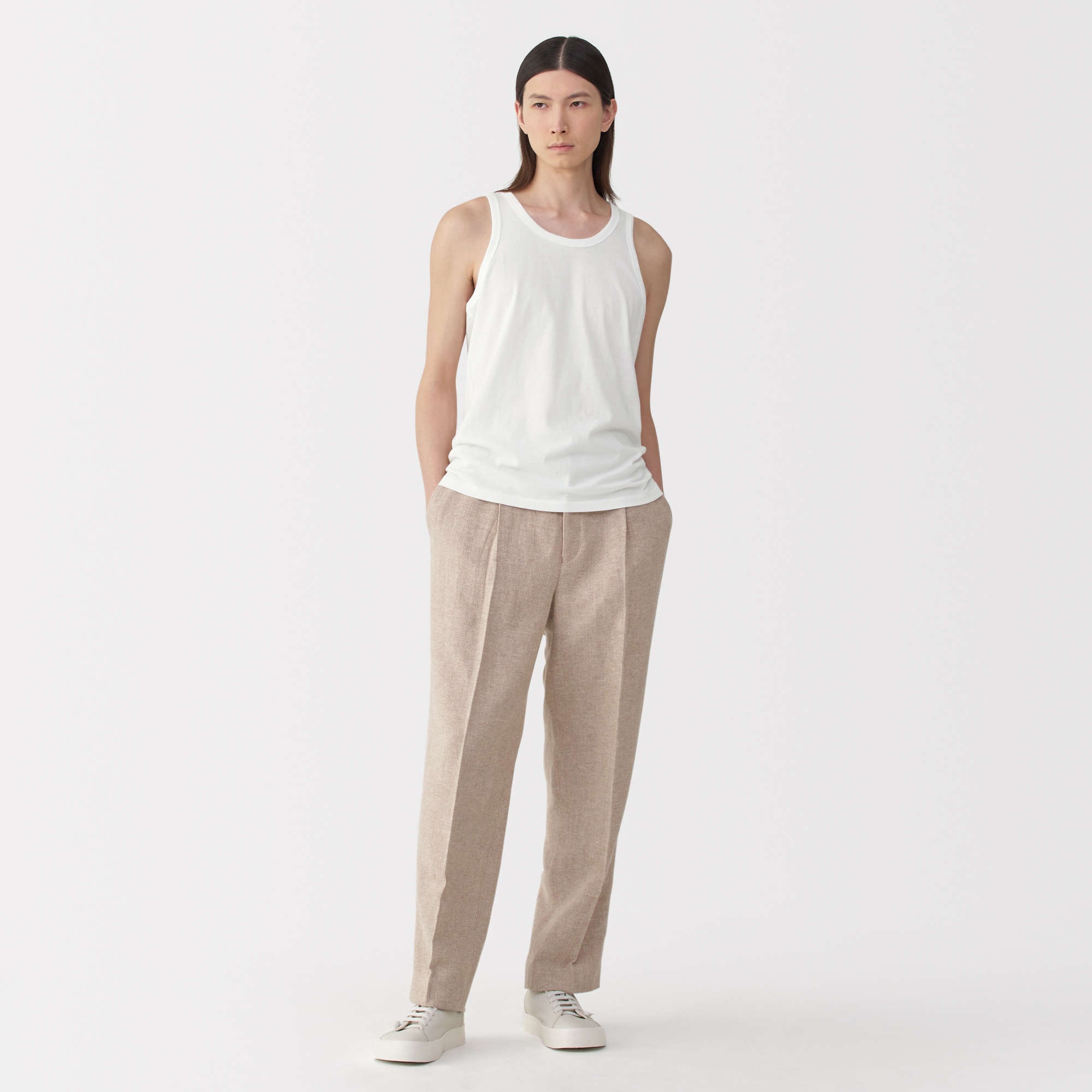 MUJI Labo 紳士 昔ながらの製法で編み立てたスウェットプルオーバー 無印 m47973008029_1.jpg?1744524749