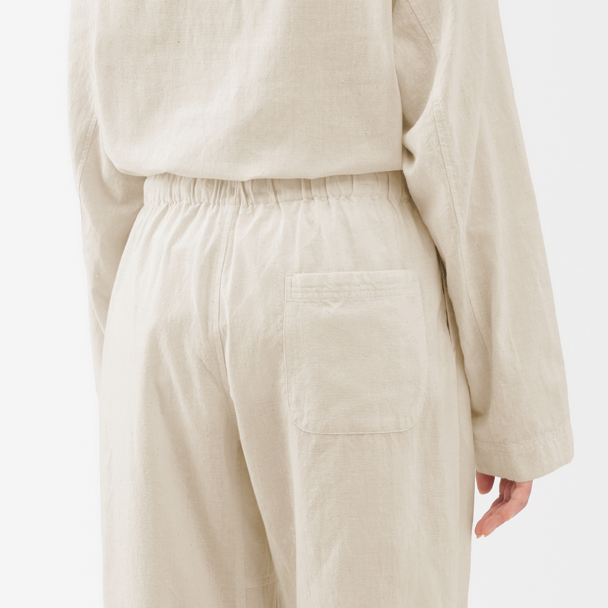 男女兼用　インドの手紬ぎ手織りパジャマ